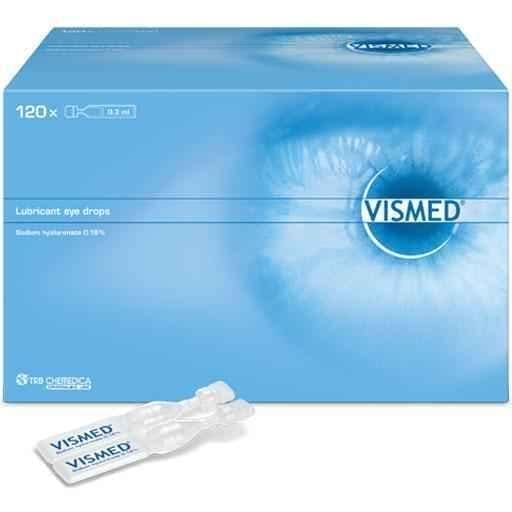 VISMED single doses 120X0.3 ml hyaluronic acid, electrolytes, keratoconjunctivitis sicca UK