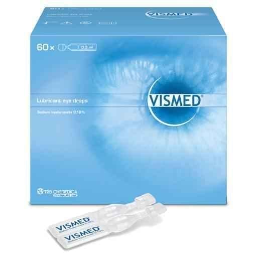 VISMED single doses 60X0.3 ml hyaluronic acid, electrolytes, keratoconjunctivitis sicca UK
