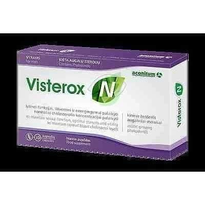 Visterox N (phytosterols) improve sexual, prostate function, increase libido UK UK