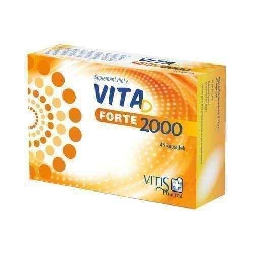 Vita D Forte 2000 x 45 capsules, Cholecalciferol UK