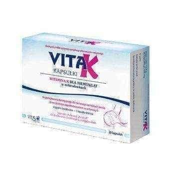 VITA K drops x 30 capsules, Vitamin K Supplement | twist-off, vitamin K UK