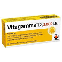 VITAGAMMA D3 2,000 IU vitamin D3 NEM tablets UK