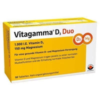 VITAGAMMA D3 Duo 1,000 IU Vitamin D3 magnesium UK