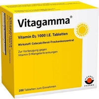 VITAGAMMA Vitamin D3 1,000 IU tablets UK