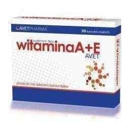 Vitamin A + E x 30 capsules Avet UK