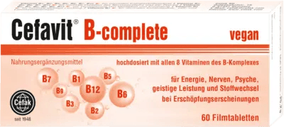 Vitamin b complex, CEFAVIT UK