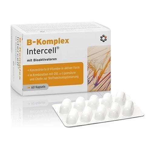 Vitamin b complex Intercell capsules 60 pcs UK