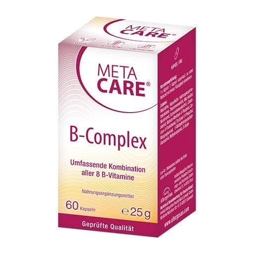 VITAMIN B Complex, META-CARE Capsules, choline, myo-inositol, manganese UK