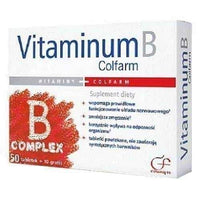 Vitamin b complex, Vitaminum B x 60 tablets (50 + 10 free) UK