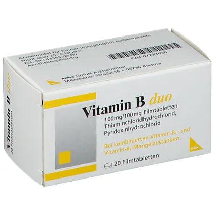 VITAMIN B DUO film-coated tablets UK