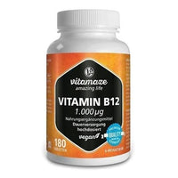 VITAMIN B12 1,000 µg high dose vegan tablets UK