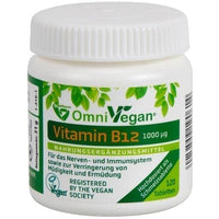 Vitamin B12 1000 µg, methylcobalamin OMNIVEGAN tablet with berry flavor UK