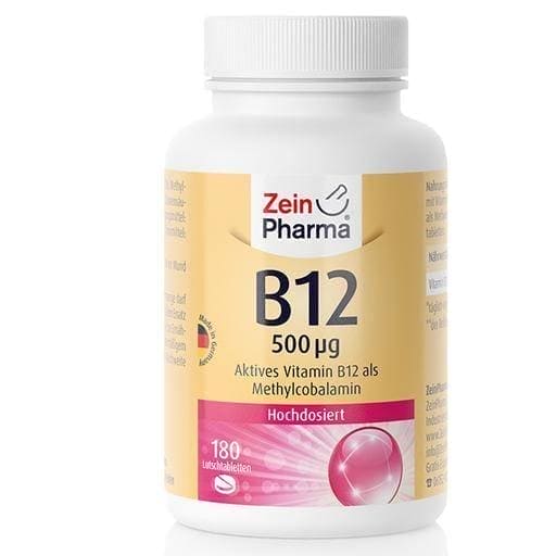 VITAMIN B12 500 µg lozenges 180 pcs UK