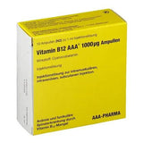 VITAMIN B12 AAA 1000 mcg, cyanocobalamin, ampoules UK