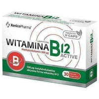 Vitamin B12 Active Methylcobalamin 500μg x 30 capsules UK