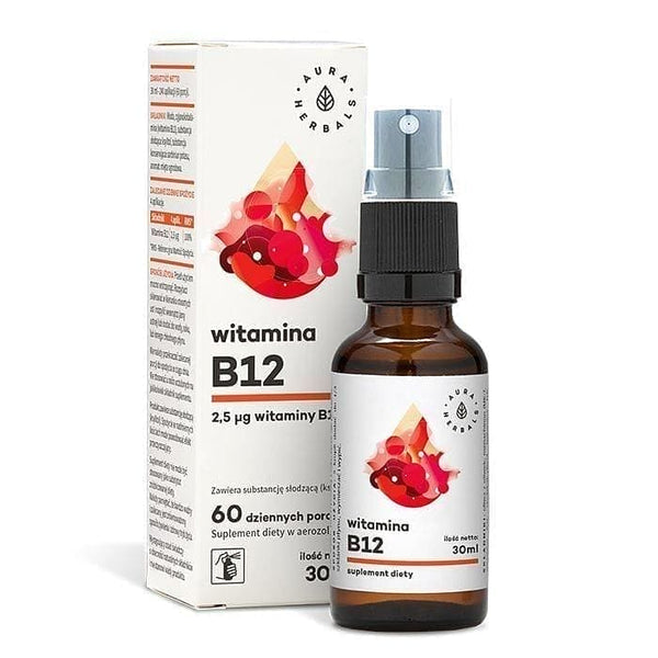 Vitamin B12 aerosol, vitamin b12 deficiency, cyanocobalamin UK