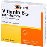 VITAMIN B12 deficiency RATIOPHARM N ampoules 5X1 ml UK