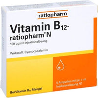 VITAMIN B12 deficiency RATIOPHARM N ampoules 5X1 ml UK