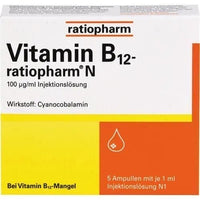 VITAMIN B12 deficiency RATIOPHARM N ampoules 5X1 ml UK