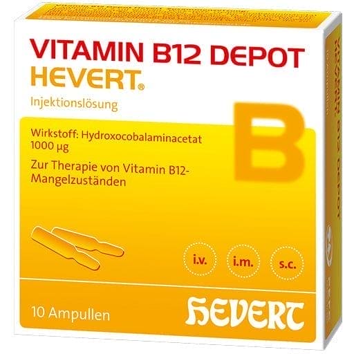 VITAMIN B12 DEPOT Hevert ampoules UK