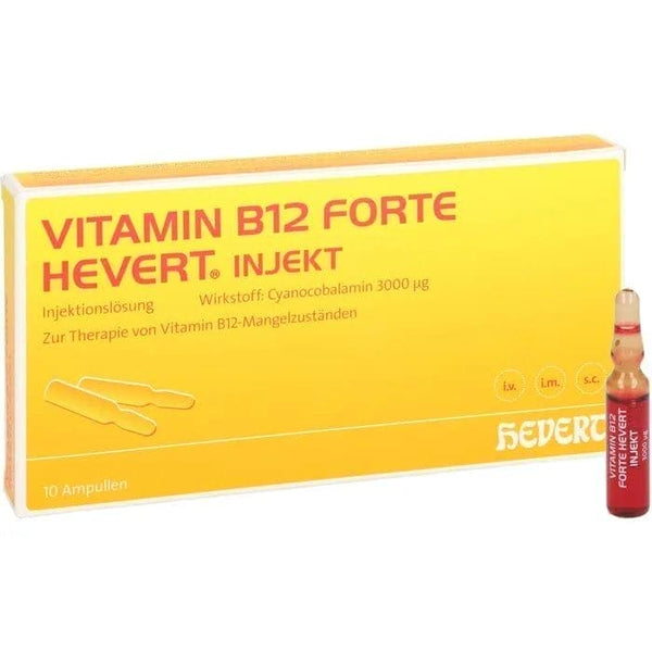 VITAMIN B12 HEVERT forte Inject ampoules, vitamin B12 deficiency UK VITAMIN B12 HEVERT forte Inject ampoules, vitamin B12 deficiency UK