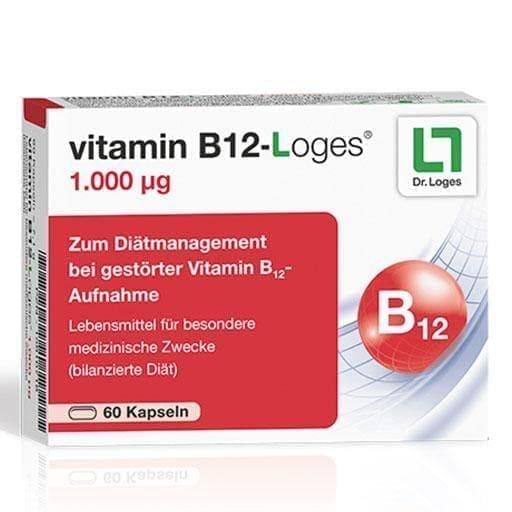 VITAMIN B12-LOGES 1,000 µg vitamin b12 deficiency UK