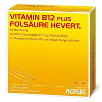 VITAMIN B12, PLUS, folic acid, Cyanocobalamin, ampoules UK