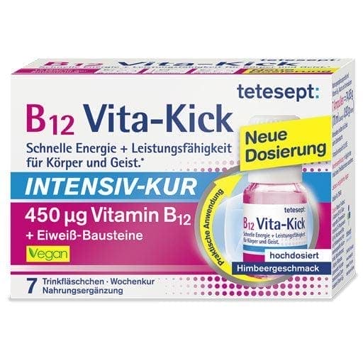 Vitamin B12, TETESEPT B12 Vita-Kick intensive cure drinking ampoules UK