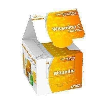 Vitamin C 1000 APTEO x 15 capsules, Supplement Vitamin C UK