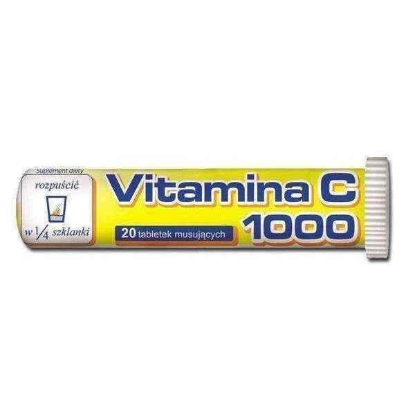 Vitamin C 1000 x 20 effervescent tablets UK