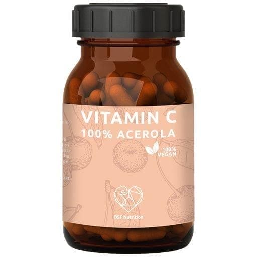 Vitamin C 100% Acerola 100% vegan UK