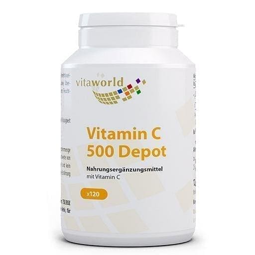 VITAMIN C 500 depot capsules UK