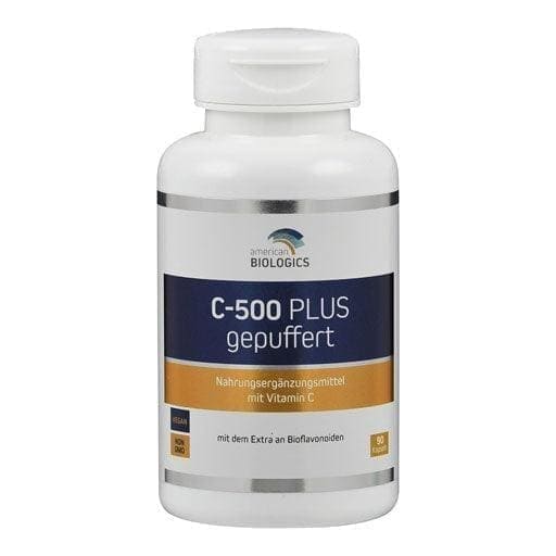 Vitamin C 500 Plus buffered capsules, calcium ascorbate, magnesium UK