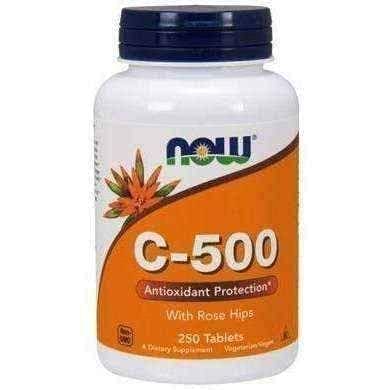 Vitamin C-500 Rose Hips x 250 tablets UK
