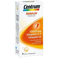 Vitamin C+D+Zinc, Centrum Focus IMMUN sticks, drinking granules UK