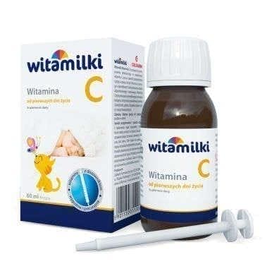 Vitamin C drops, L-ascorbic acid WITAMILKI UK