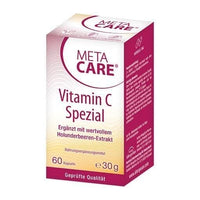 Vitamin C, elderberry extract special capsules, META-CARE UK