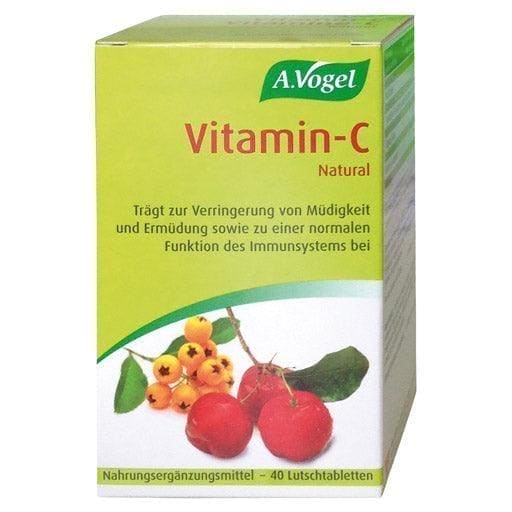 VITAMIN C LOZENGES A.Vogel, acerola cherry powder, passion fruit extract UK