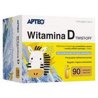 Vitamin d deficiency, APTEO, 90 twist-off capsules UK