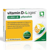 VITAMIN D-LOGES 2,000 IU soft vegetables capsules UK