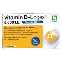 VITAMIN D-LOGES 5,600 IU weekly chewable tablets UK