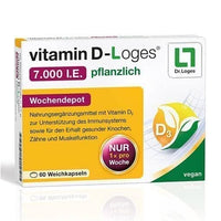 VITAMIN D-LOGES 7,000 IU vegetables UK