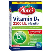 Vitamin D3 2100 IU vegetable capsules UK