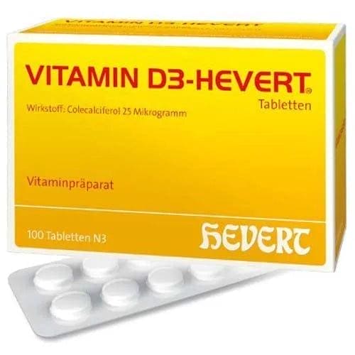 VITAMIN D3, HEVERT tablets UK
