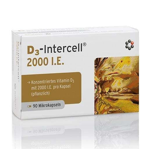 VITAMIN D3-INTERCELL 2,000 IU capsules 90 pcs UK