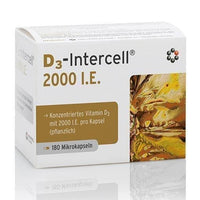 VITAMIN D3-INTERCELL cholecalciferol 2,000 IU capsules 180 pcs UK