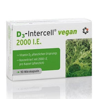 VITAMIN D3-INTERCELL cholecalciferol vegan 2,000 IU capsules 90 pcs UK