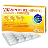 VITAMIN D3 K2 Hevert plus Ca Mg capsules UK