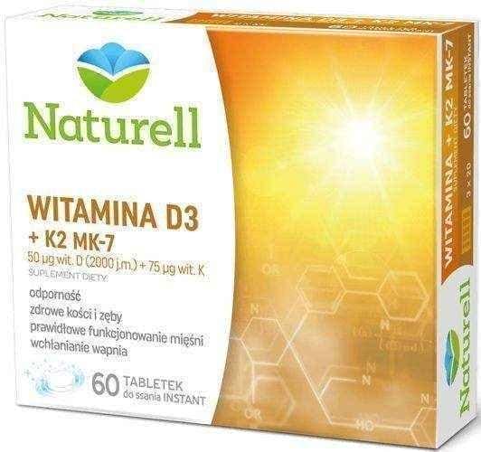 Vitamin D3 + K2 MK-7 x 60 lozenges UK