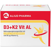 Vitamin D3+K2 Vit AL 4000 IU/80 µg capsules UK